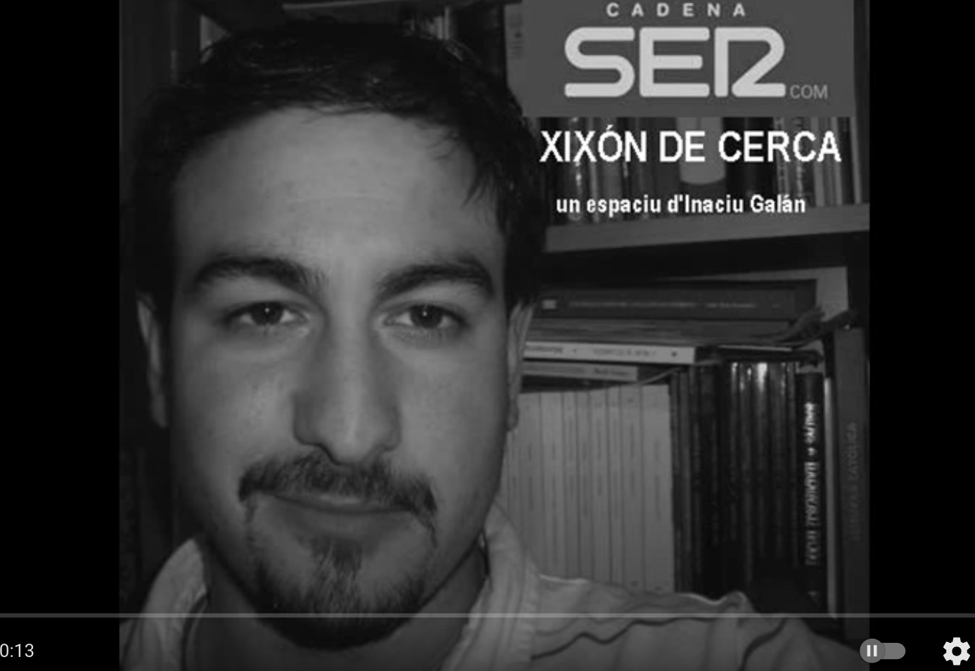 Inaciu Galán nos estudios de SER Xixón