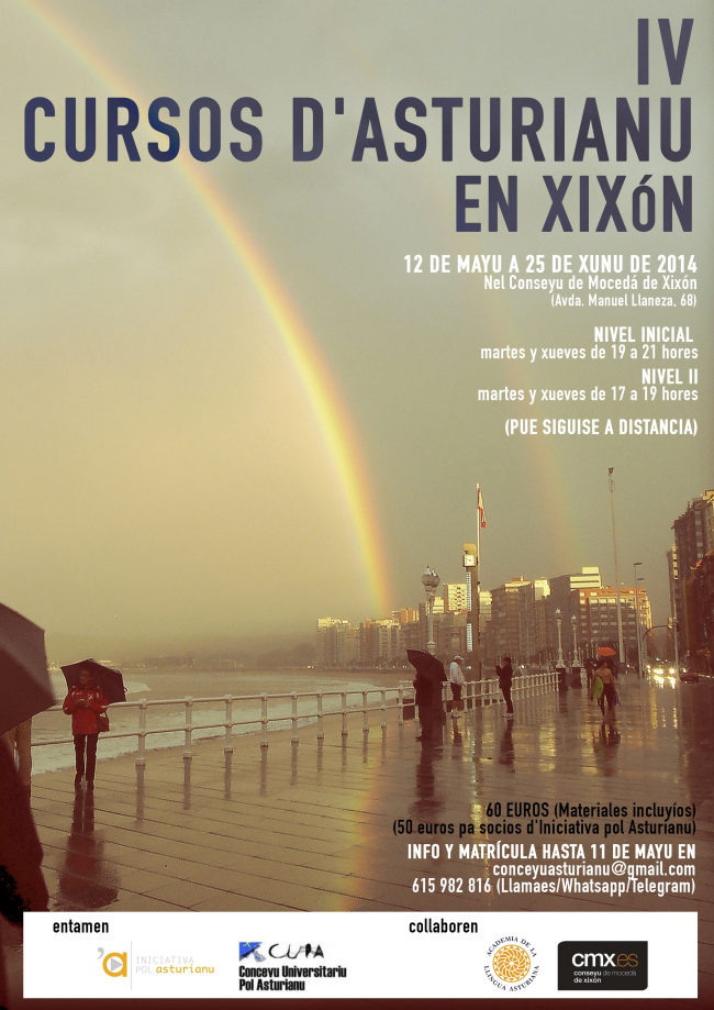 IV Cursos d'Asturianu en Xixón - abierta matrícula