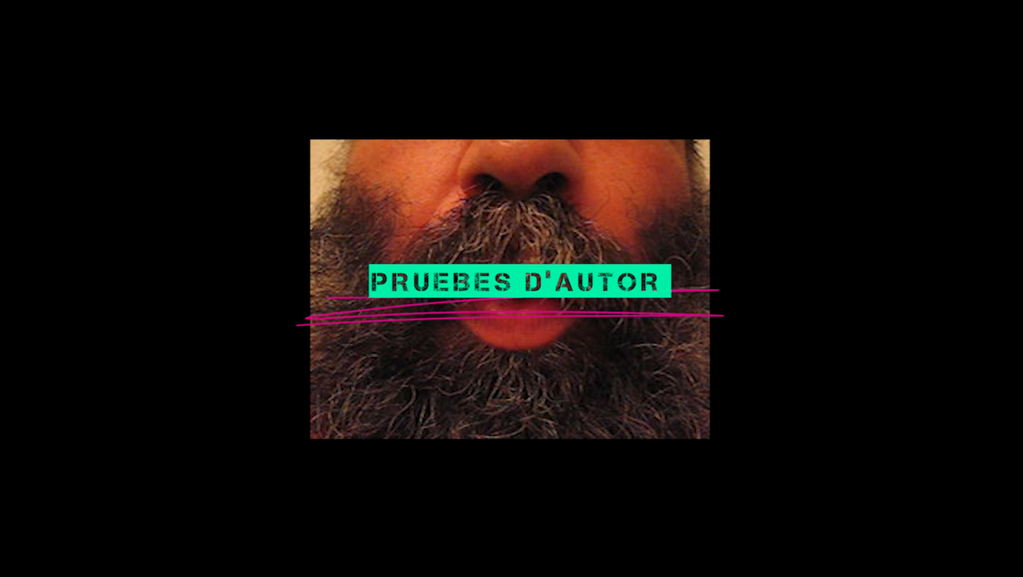 Cartelu del documental «Pruebes d’autor» sobre Nel Amaro