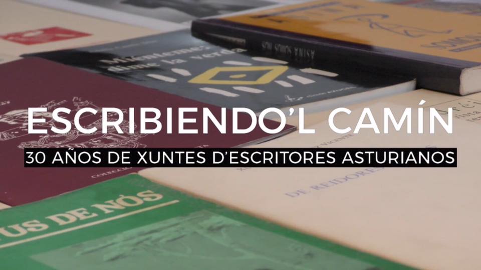 Cartelu de «Escribiendo’l camín»