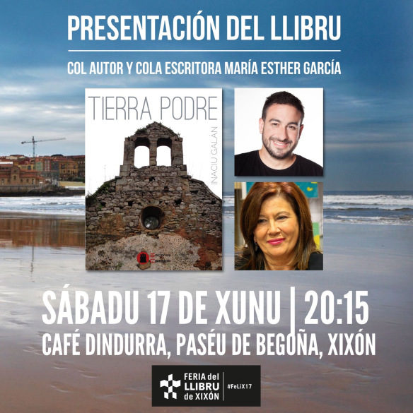 Presentación del poemariu Tierra podre na Feria del Llibru de Xixón